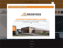 Tablet Screenshot of bromyros.com.uy